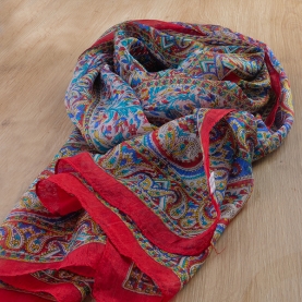 Foulard indien en soie