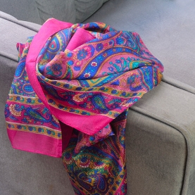 Foulard indien en soie