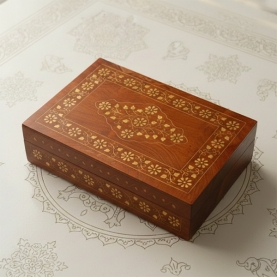 Indian wooden handcrafted jewellery box