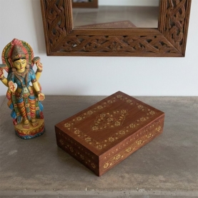 Indian wooden handcrafted jewellery box
