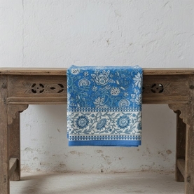 Indian printed cotton table cover