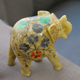 Indian handcrafted Elephant marble statue