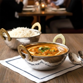 Kadhai Indian serving dish Stainless steel