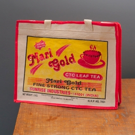 Sac cabas indien en coton Mari gold