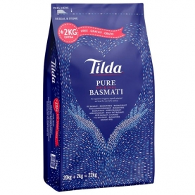 Riz basmati Pure indien en gros 20 + 2kg