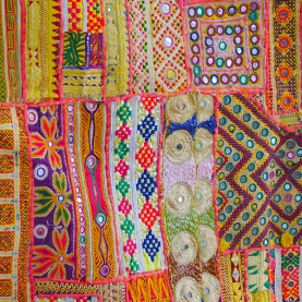 Indian patchwork wall hanging