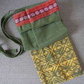 Thai cotton skirt Green color