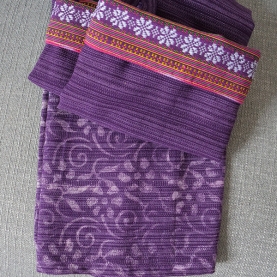 Thai cotton skirt Purple color