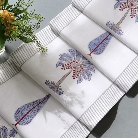 Indian handcrafted cotton table runner