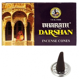 Encens indiens en cônes Bharath Darshan