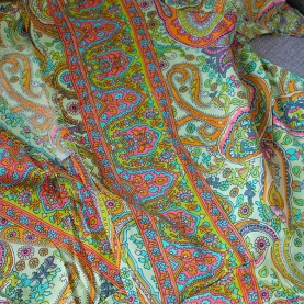Indian printed mid-lentgh dress