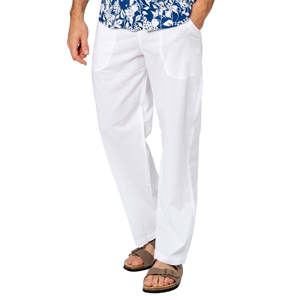 Indian cotton pants for men white color