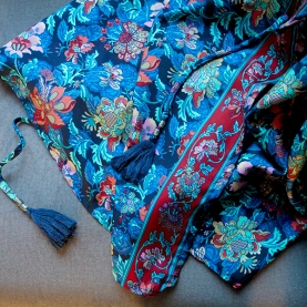 Indian printed mid-lentgh dress