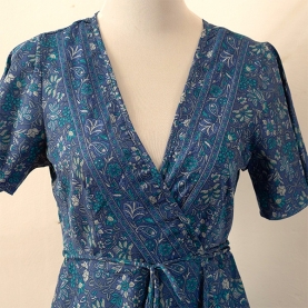 Indian printed mid-lentgh dress