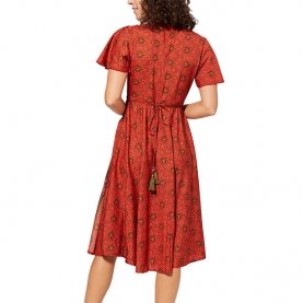 Indian printed mid-lentgh dress