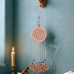 Indian wooden wind chime Flower of life