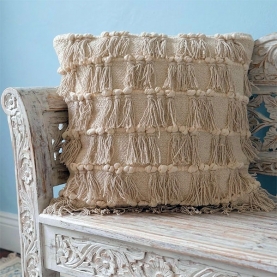 Housse de coussin indienne en coton