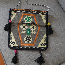 Sac à main en coton style ethnique