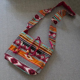 Sac bandoulière indien en coton