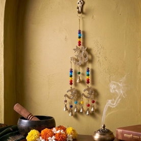 Guirlande indienne carillon OM 7 clochettes