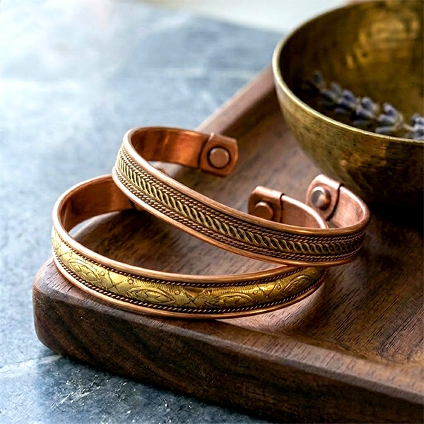 Bracelets indiens Cuivre magnétique
