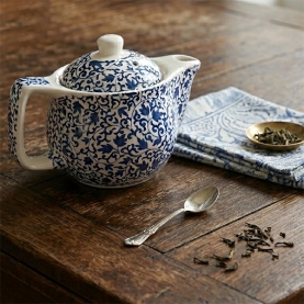 Ceramic teapot with filter Blue and white 300ml