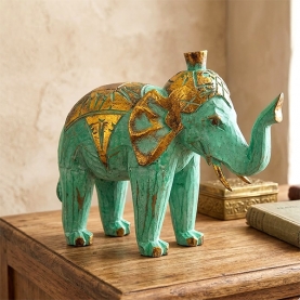 Indonesian wooden carved statue