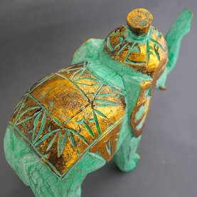 Statuette éléphant asiatique