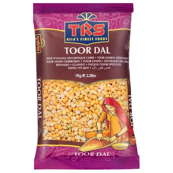 Lentilles indiennes Toor Dal 1kg pois cassés