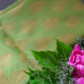 Saree indien complet en coton