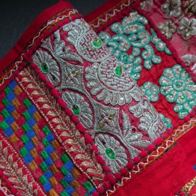 Indian cotton vaner wall Toran patchwork