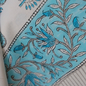 Nappe indienne imprimée