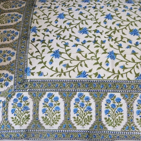 Nappe indienne coton imprimée