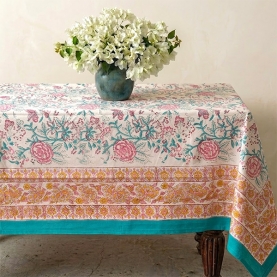 Indian cotton printed table cover