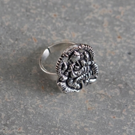 Indian ethnic ring Ganesh design