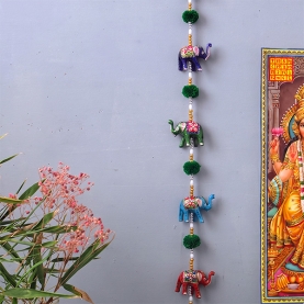 Indian door hanging Elephants