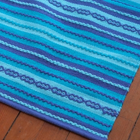 Indian handcrafted cotton rug