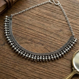 Indian ethnic bib necklace