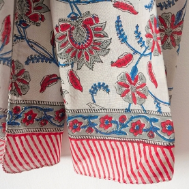 Indian printed cotton stole