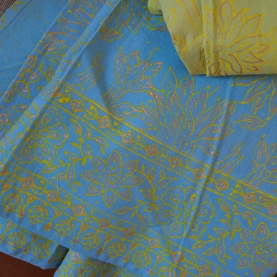 Indian cotton skirt Sanganeri print