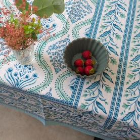 Nappe indienne imprimée