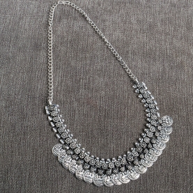 Collier indien plastron ethnique