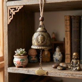 Cloche en zinc Bouddha