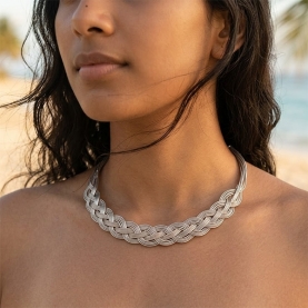 Indian ethnic torque necklace