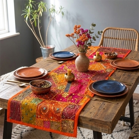 Décoration indienne artisanale Patchwork