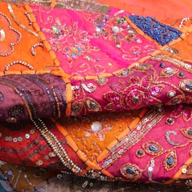 Tissu mural indien artisanal