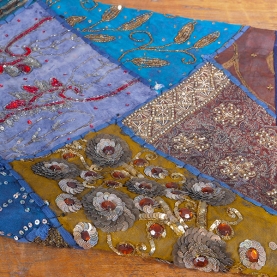 Tissu mural indien artisanal Patchwork