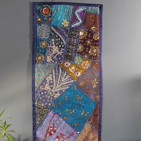Tissu mural indien artisanal