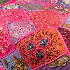 Tissu mural indien artisanal