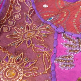 Tenture murale indienne artisanale